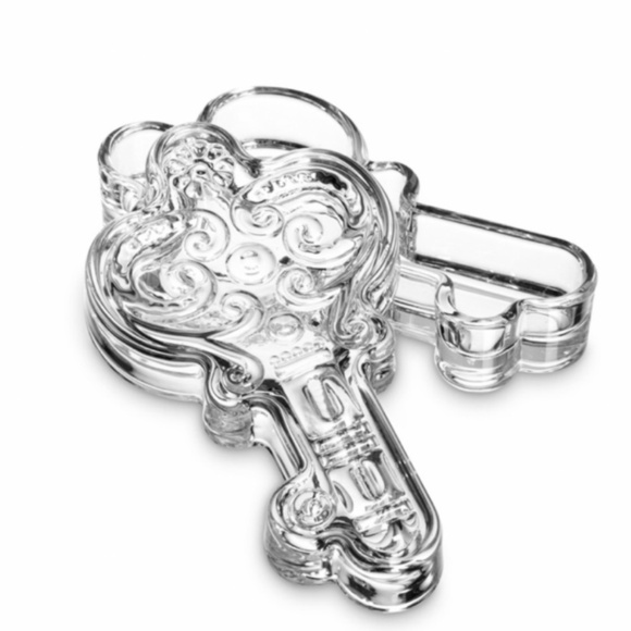 Studio Silversmiths Key Cut Crystal Jewelry Trinket Storage Box Crystal Gift - Picture 2 of 5